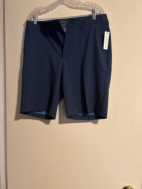 Hogan Navy Flat-Front Performance Shorts